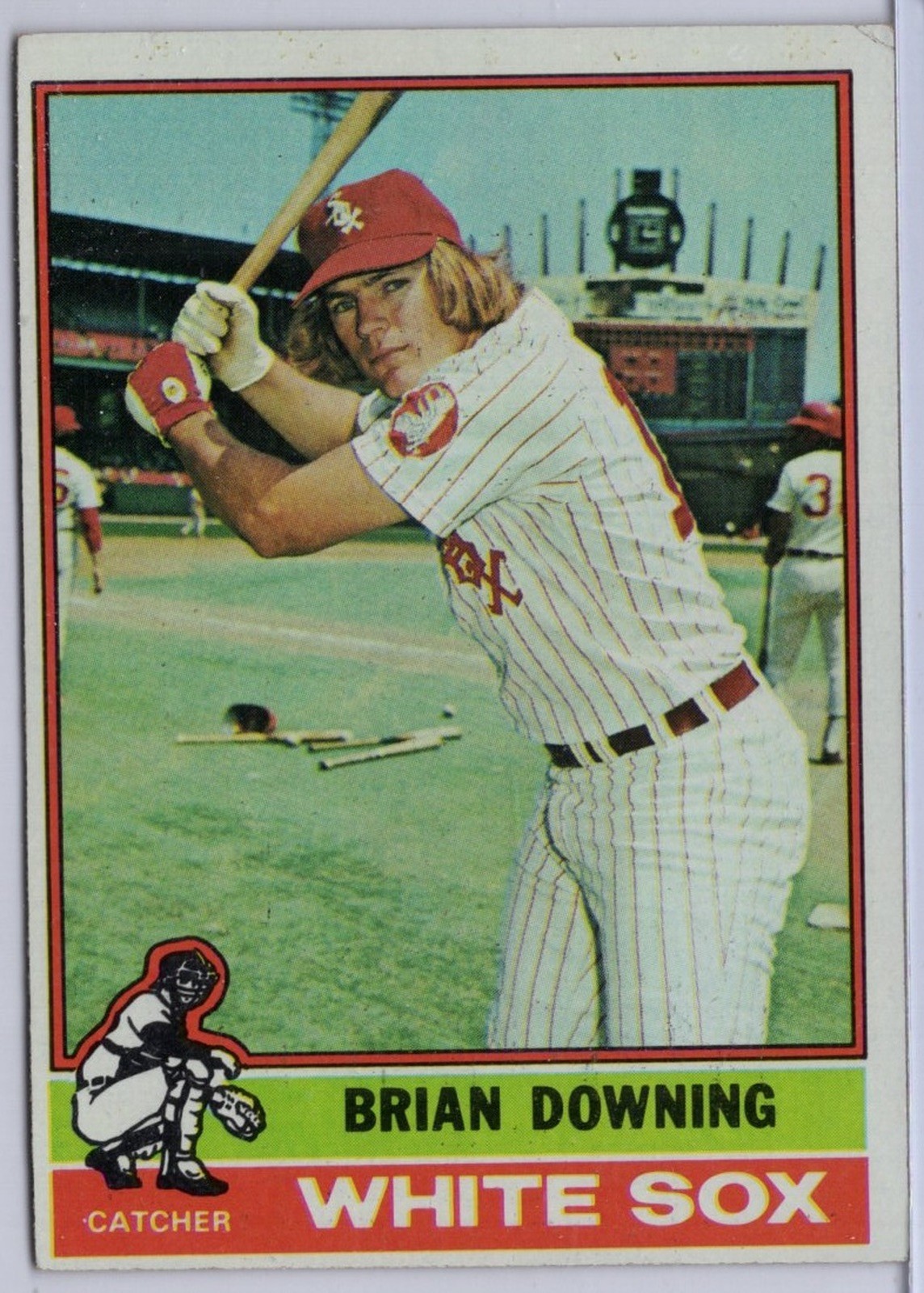 1976 Topps #23 Brian Downing in EX Condition White Sox