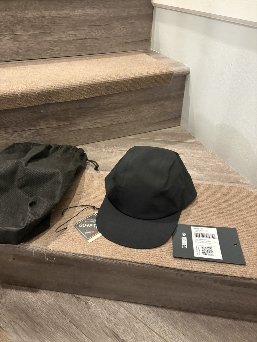 Arc'teryx Veilance BNWT Men's Stealth Cap Hat Gore-Tex Black L/XL