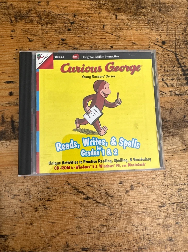 Curious George Reads, Writes, & Spells for Grades 1 & 2 CD-Rom - Image 2 of 4
