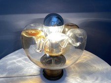 Lampada Murano vintage anni 60 70 Italia Mid Century Hollywood lampada da tavolo