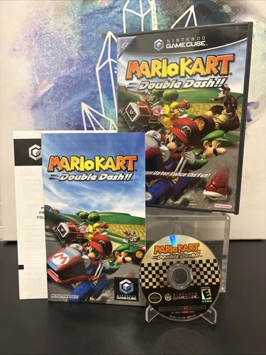 Mario Kart: Double Dash!! - Nintendo GameCube - Authentic, Working, CIB 💨