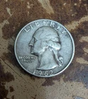 1962-D 25C Washington Quarter 90% Silver
