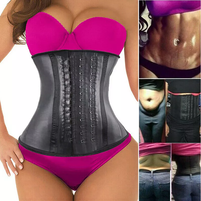 Fajas Colombian Girdles LATEX Long Torso Waist Trainer Belt Body