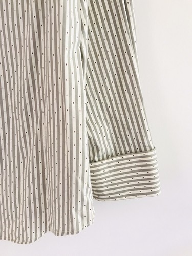 Camisa de vestir Paul Smith ajustada a rayas para hombre talla 16 gris botón delantero algodón - Imagen 4 de 9