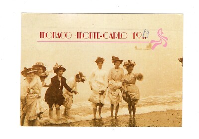 AK Ansichtskarte Frauen am Strand von Monte-Carlo / Monaco