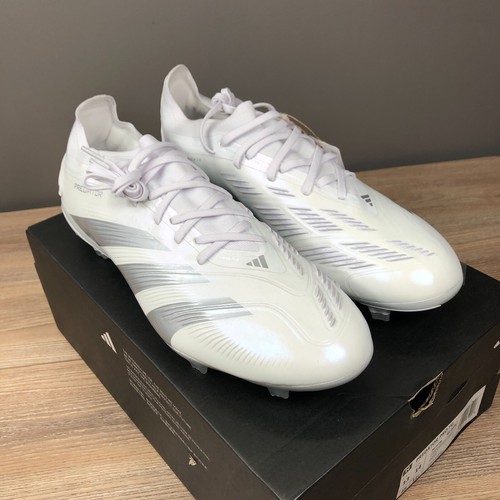 Adidas Predator Pro FG IG7778 Men's US 13 White Firm Ground Soccer Cleats Shoes - Picture 4 of 13
