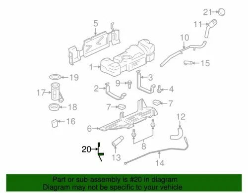 Unidad de envío de calibre de envío de combustible genuino GM 2005-2009 Chevrolet GMC Buick 19256264 Foto 2 de 2