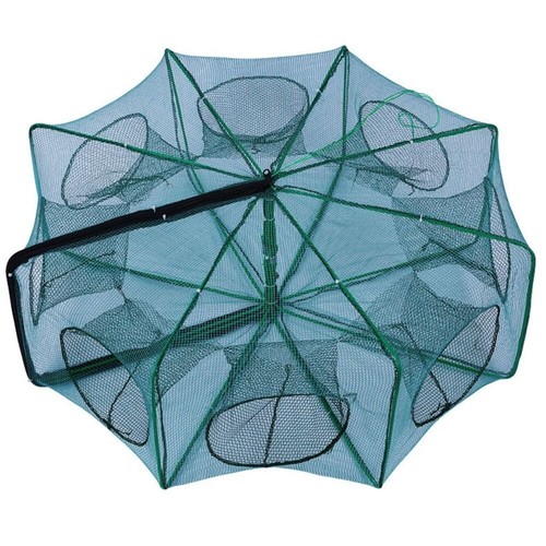 6/8/10 Holes Hexagon Octagon Net Foldable Casting Nets Hand Fishing Net - Bild 12 von 14