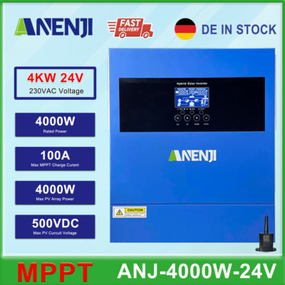 4000W Hybrid Off-Grid Solar Wechselrichter MPPT 100A Inverter Reine Sinuswelle