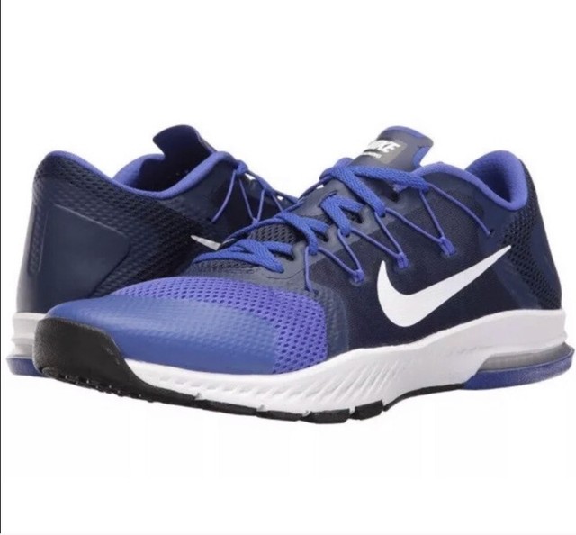 nike zoom train action blue training shoes