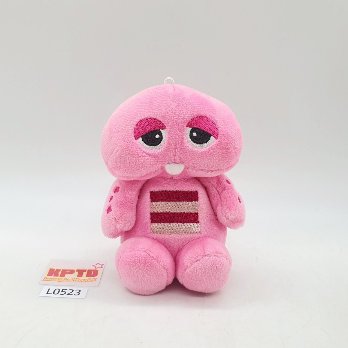 GaChapin Mukku L523 Fuji TV UQ Wimax Pink Mascot Keychain Plush