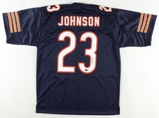 Roschon Johnson Signed Chicago Bears Custom Football Jersey w/ JSA COA
