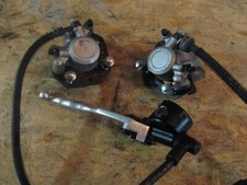 Komplette Bremsanlage Bremszangen Schläuche Hebel etc vorne für Kawasaki VN 750 