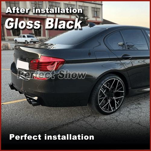 Glanz Schwarz Heckdiffusor Spoiler Diffusor Passt Für BMW 5er F10 M-Paket 12-16 - Bild 4 von 11