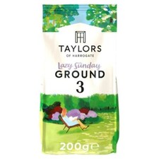 Taylors of Harrogate Lazy Sunday Roast Ground Coffee 200g -1 Pack