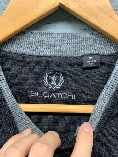 Bugatchi Sweater Men’s XL Merino Wool Knit Stitch Crew Neck Pullover - Picture 6 of 10