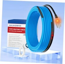 6 Ft. 120 V Heat Tape for Water Pipes, Self-Regulating Heating Blue 6-feet