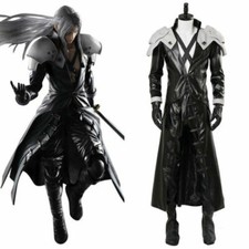 Final Fantasy Costume FF VII 7 Remake Sephiroth Cosplay Halloween Outfit Jacket