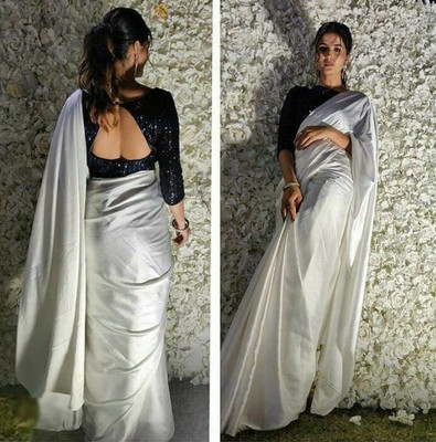 plain silver blouse