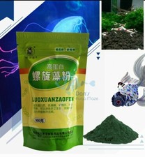 Spirulina Powder Cyrstal Cherry Juvenile Shrimp Fish Food Vitamin Protein Growth