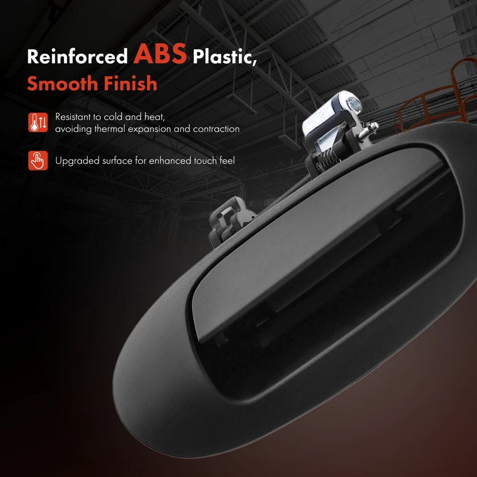 Manija de puerta exterior negra del lado del pasajero trasero para Ford Taurus 2004-2007 Mercury Foto 3 de 4