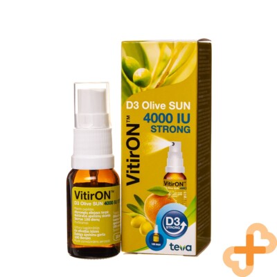 VITIRON Vitamine D3 Olive Soleil Spray 4000 Ui 10ml Immune Système Musculaire