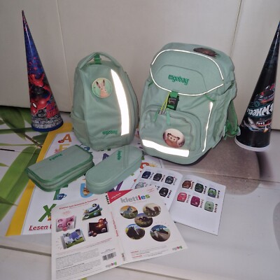 ERGOBAG PACK WALDBÄRWOHNER SCHULRANZEN - SCHULRUCKSACK SET PREIS - KOMPLETT SET