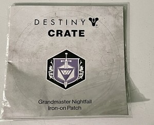 Bungie DESTINY “GRANDMASTER NIGHTFALL” IRON-ON PATCH Loot Crate Loot Gaming