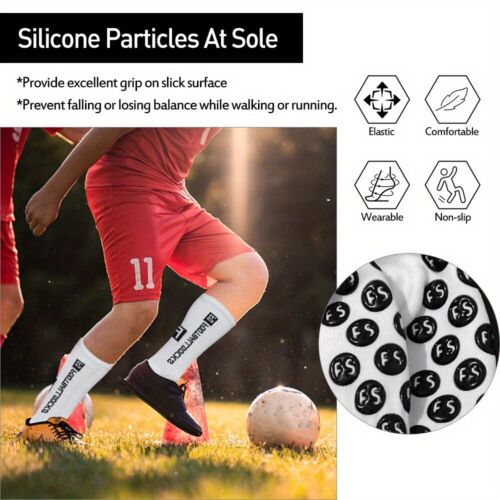 6 PAAR FUßBALLSOCKEN ANTIRUTSCH SPORTSOCKEN GRIP SOCKEN 39-46, DIV. SPORTARTEN - Bild 2 von 6