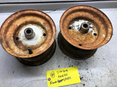FORD  100 Tractor Front Wheels Had 16x6.5-8 Tires, 8x5.5