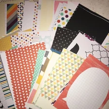40 assorted 4x4 Project life by Stampin' UP!  pocket cards   - Retired