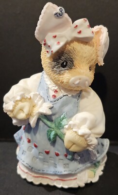 This Little Piggy SOW IN LOVE Pig Enesco Figurine by Mary Rhyner