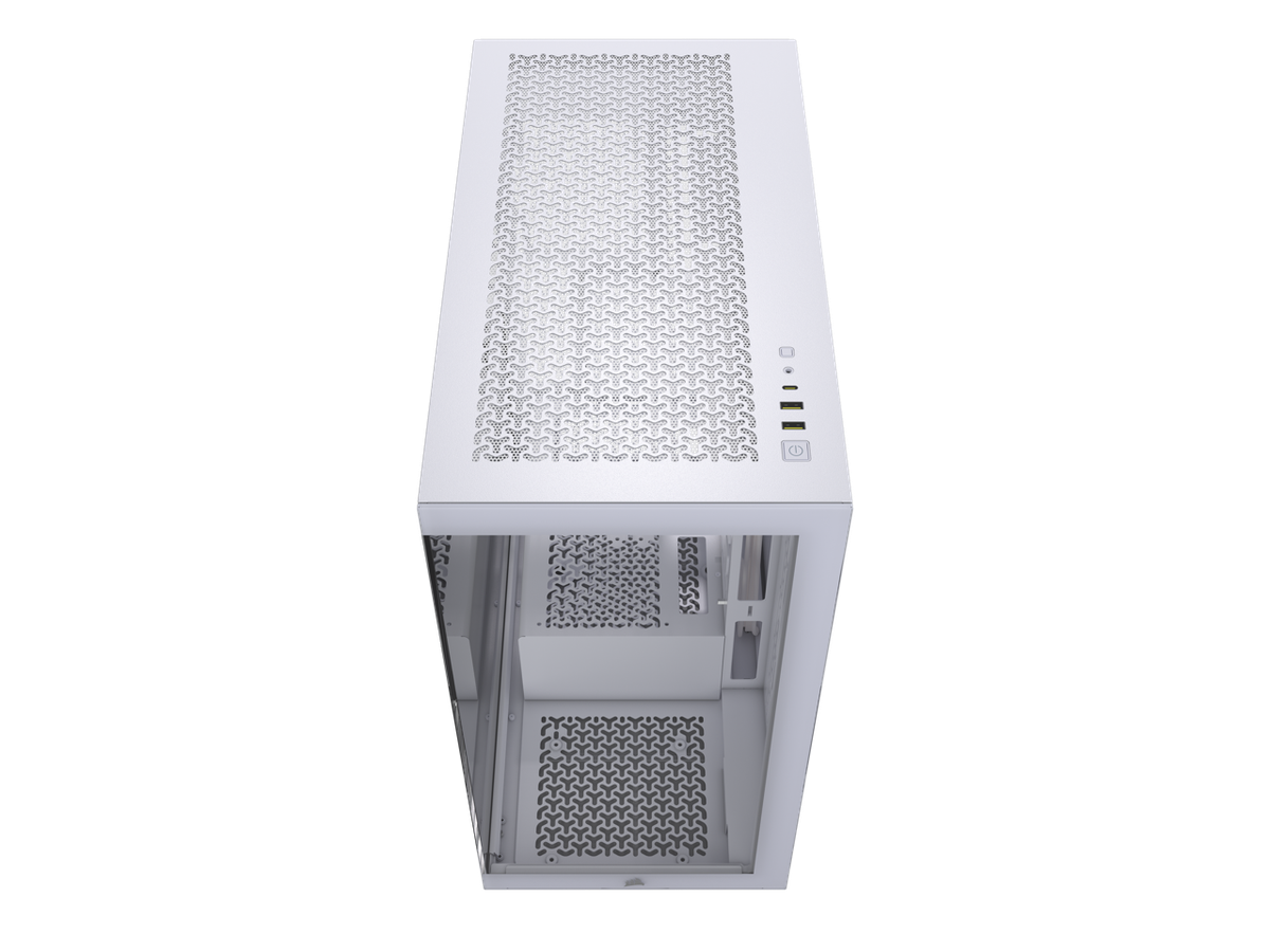 CORSAIR 3500X Tempered Glass Mid-Tower PC Case, White – No