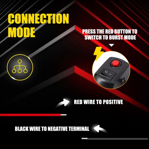 4pcs Amber/White Truck LED Emergency Warning Beacon Hazard Strobe Flash Light - 第 5/15 張圖片