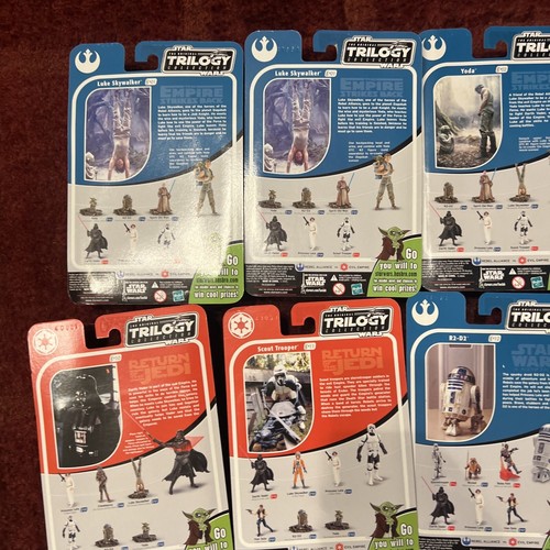COLLEZIONE TRILOGIA ORIGINALE STAR WARS SET COMPLETO DI 39 FIGURE C10 - Foto 13 di 22