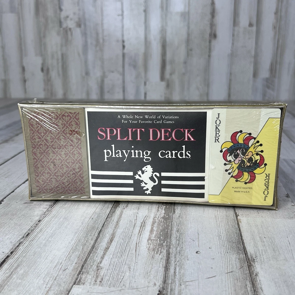 2 jeux SCELLÉS cartes à jouer Stancraft timbres boucliers