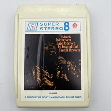 Ruth Brown - Black is Brown - Restored 8 Track Tape - New Pad and Splice