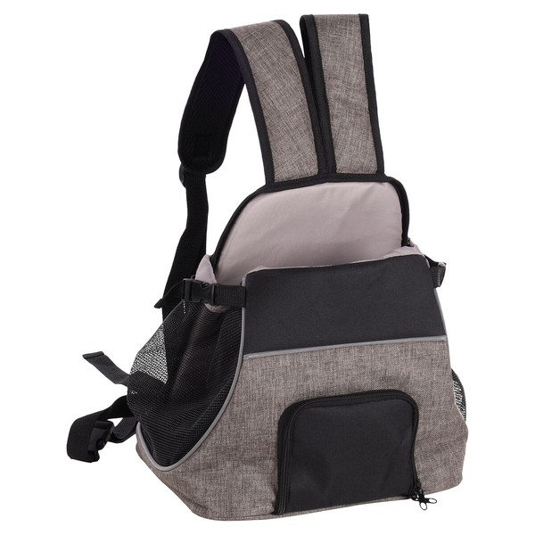 Flamingo Fronttasche Xanty Taupe FüR Welpen 29X23X38 Cm Tragehilfe-image