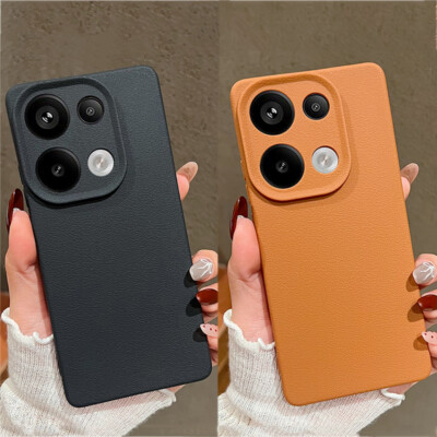 Hülle Für Xiaomi Redmi Note 14 13 12 11 Pro 13T Poco X6 Leder Silikon Weich Case