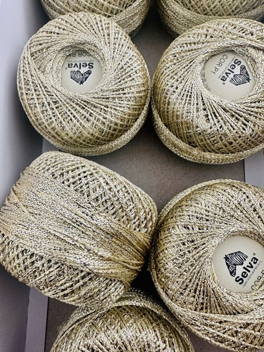 Decorative Metallic Thread. Made In Portugal .- Ball Of 25g - Picture 2 of 3