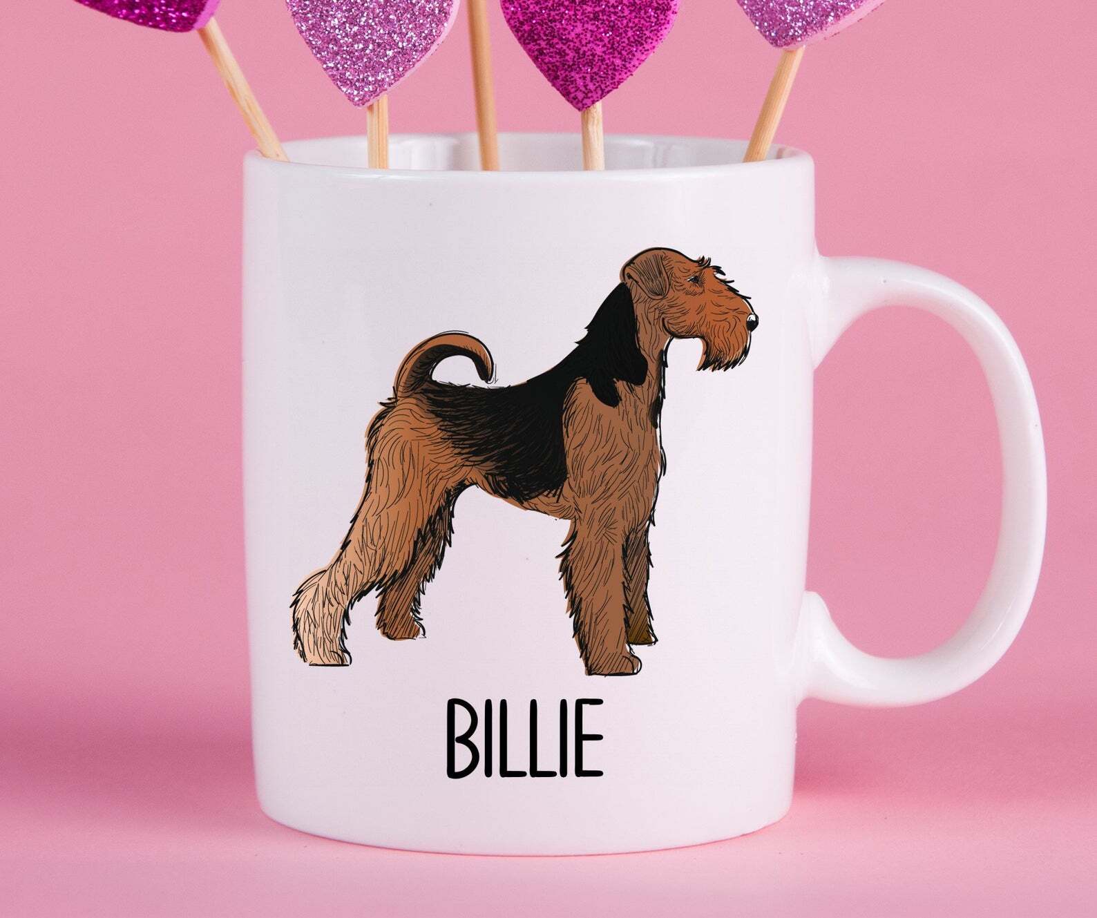 Personalized Airedale Terrier Mug Airedale Terrier Gift Ideas Airedale Terrier