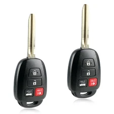 2 Key Fob Remote Replacement for 2013-2019 Toyota RAV4 Highlander GQ4-52T H Chip