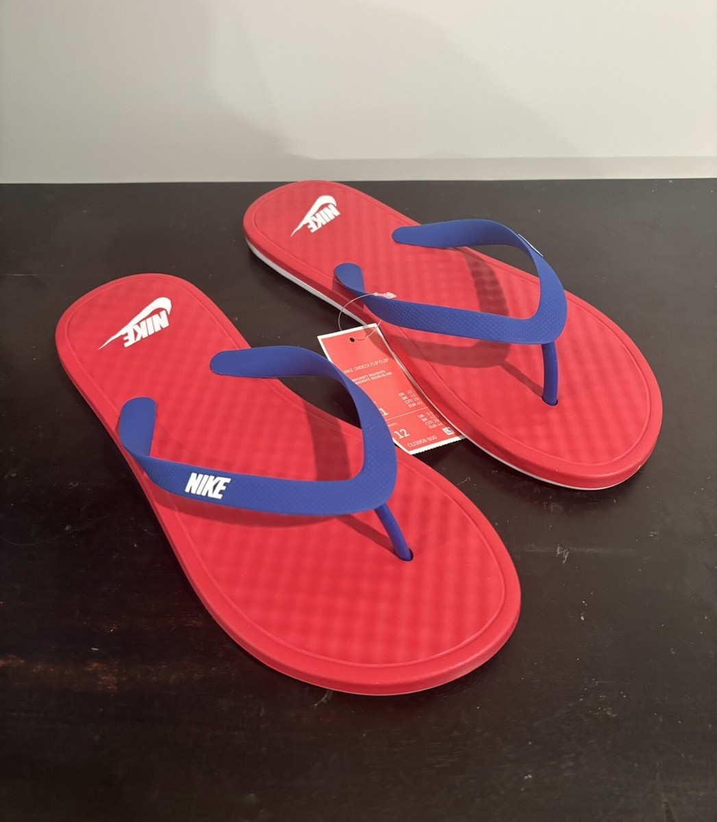★関税込★NIKE★NIKE ONDECK FLIP FLOP CU3958-002★ Nike Ondeck Flip Flop Sandal Men's Size 13 University/Red