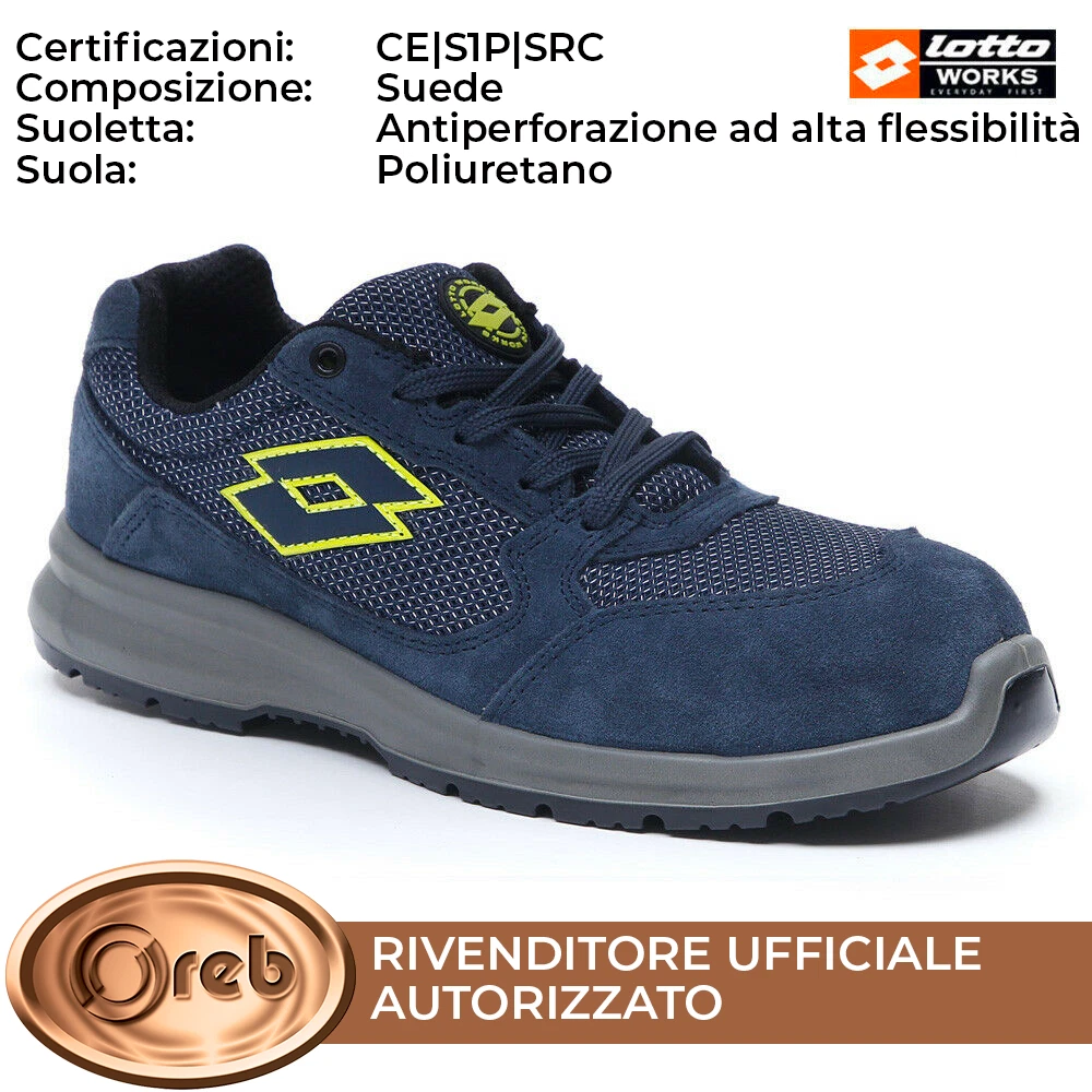 SCARPE ANTINFORTUNISTICA LOTTO RACE 250 2133125SL S1P SRC PUNTALE COMPOSITO