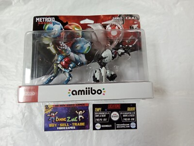 Nintendo Amiibo Metroid Dread - Samus and E.M.M.I. Figures (2 Pack Set)