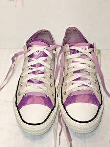 purple and white converse