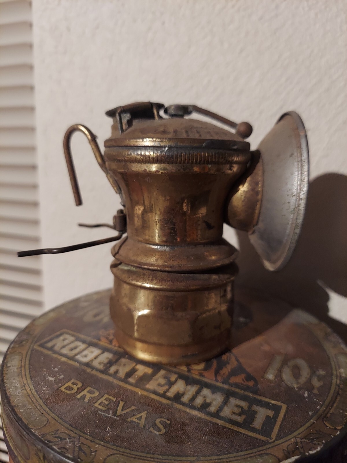 AutoLite Universal Lamp Co. Coal Miner Carbide Head Lamp Light eBay