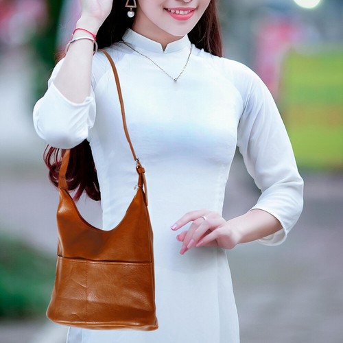 Handtaschen für Frauen groß Damen Handtasche Tasche Eimer weich Pu lässig Tasche Schulter - Bild 7 von 12