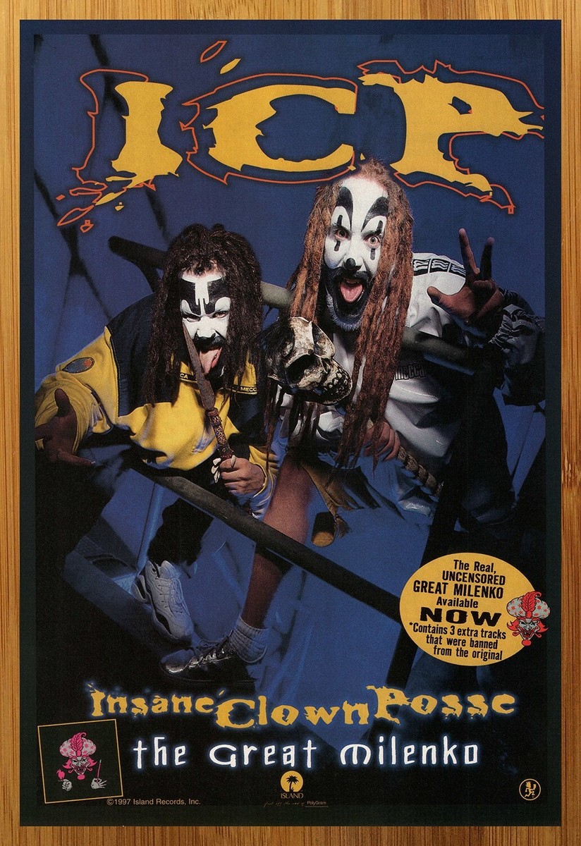 1997 Insane Clown Posse The Great Milenko Print Ad/Poster ICP