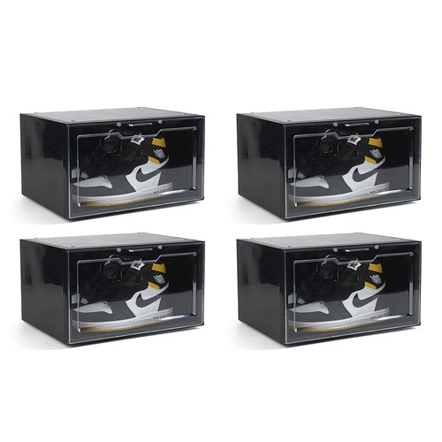 LED Shoe Box Stackable Light Up Sneaker Display Collection Storage Organizer XL - Picture 11 of 21